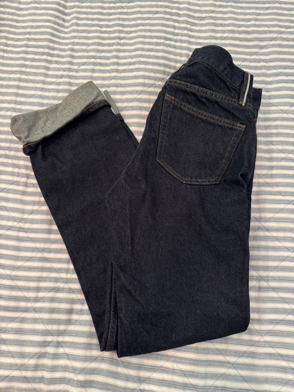 Outerknown Women’s 28x32 Dark Wash Straight Sea Jeans